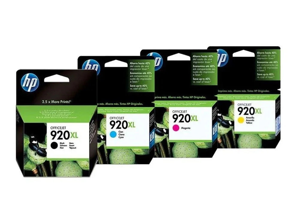 HP 920 Black & HP 920XL Ink Cartridges - All Individual Colors & Combo Pack - eBuy UAE
